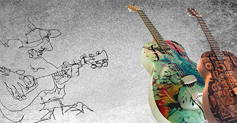 2014 New Darling of the Musical Instrument Market: ShanghaiKinglos(Jinluo) Visual GuitarWu Dakuang