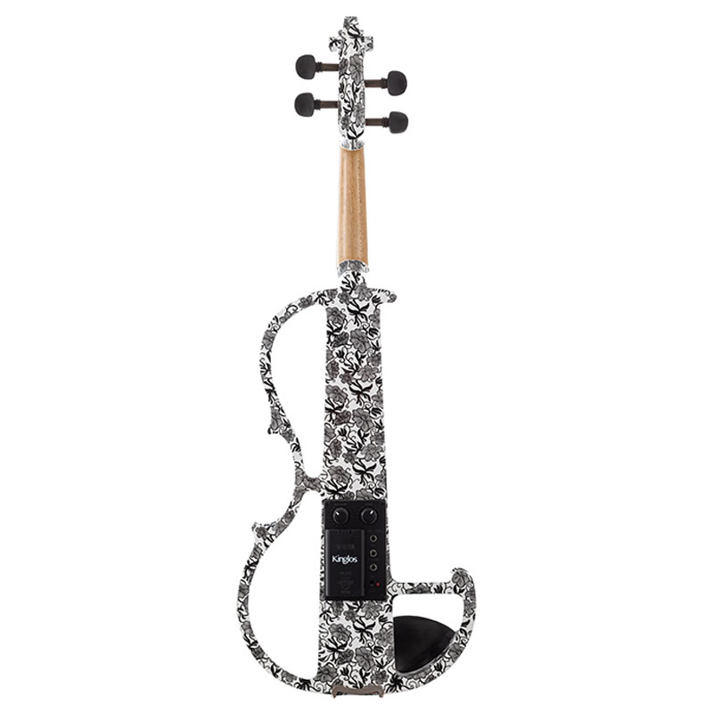 White and Black Electric Violin Wholesale