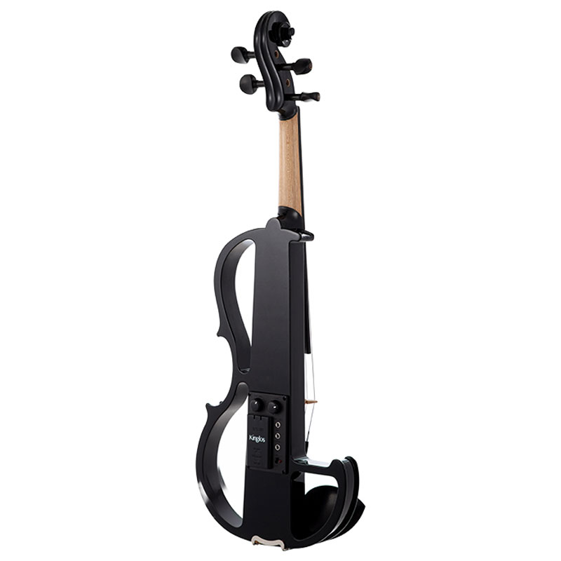 Custom Black Electric Violin