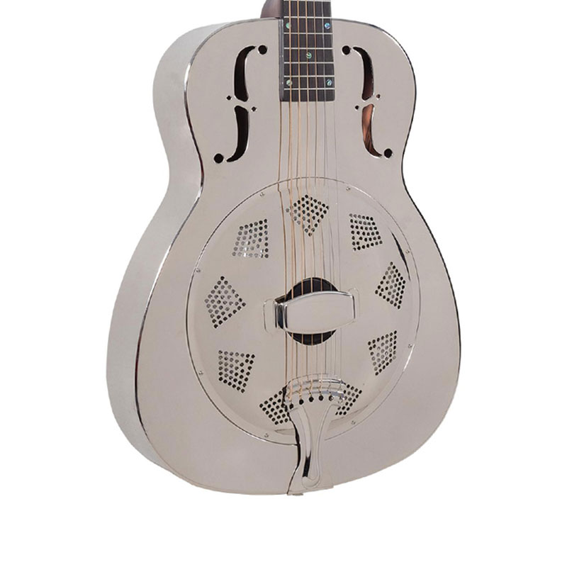 White Resonator Guitar