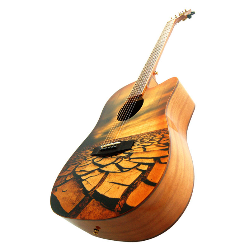 Natural Wood Electric Guitars