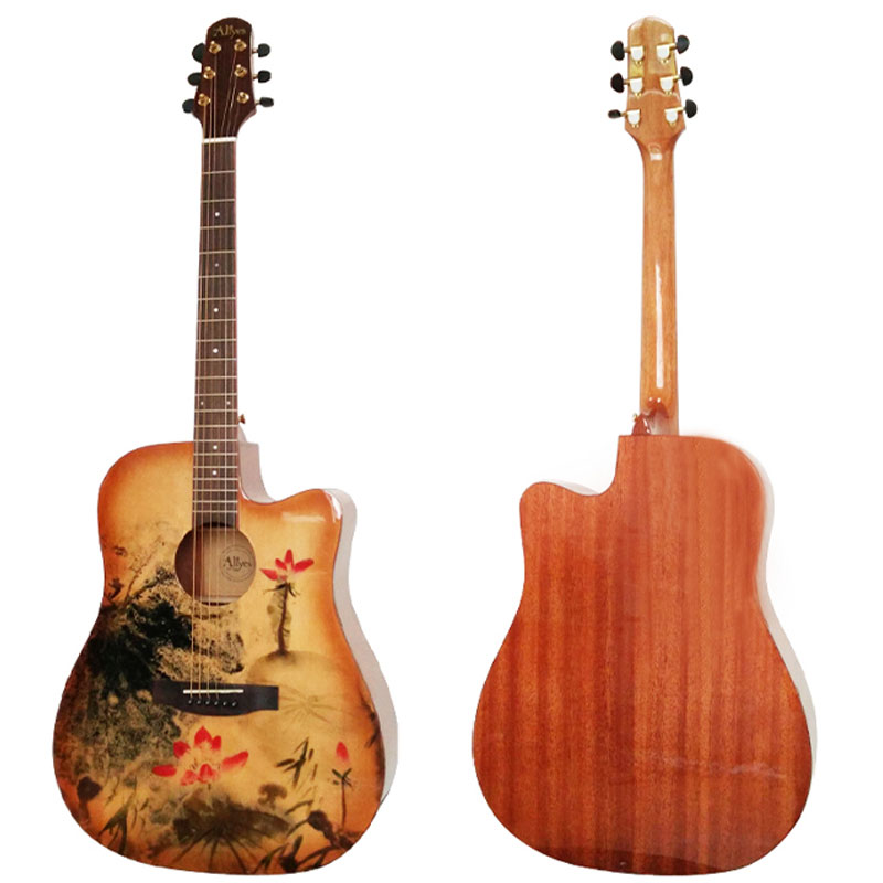 Natural Wood Electric Guitars