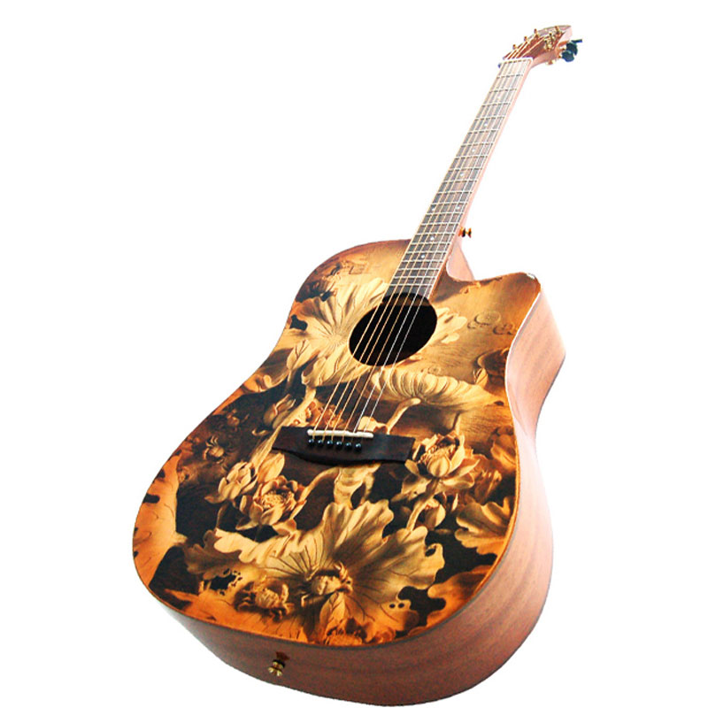 Natural Wood Electric Guitars